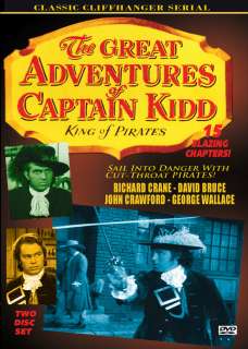 GREAT ADVENTURES OF CAPTAIN KIDD CLIFFHANGER SERIAL 1953 DVD  