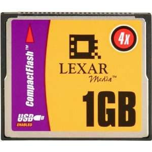  Lexar CompactFlash Card 4x 1024MB (1GB)