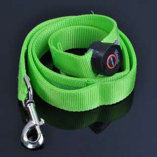 LED Dog Pet Flashing Light Up Collar/Belt Green/Blue/Orange/White/Pink 