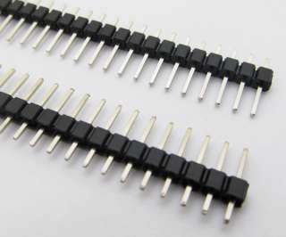 10x 40Pin Male IC Single Row Flat Header Socket 2.54mm  