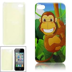  Gino IMD Monkey Print Plastic Back Protector for iPhone 4 