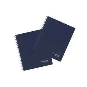 business notebook features poly double sided pocket and label with tab 