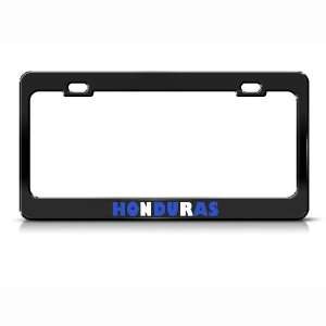Honduras Flag Country Metal license plate frame Tag Holder
