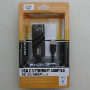 USB 2.0 Gigabit Lan 10/100/1000 Mbps Ethernet Adapter  