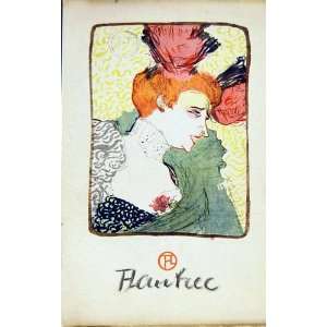  Toulouse Lautrec Marx C1952 Colour Print Lady Woman