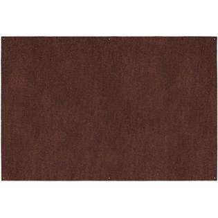 House, Home and More Outdoor Turf Rug   Brown   10 x 15 