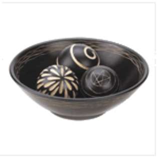 FM Gifts ARTISAN DECO BOWL AND BALLS 