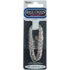 Darice Bar Ball Chain 1.8mm 24 2/Pkg Silver/Bar Ball