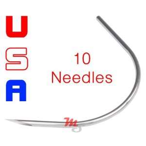  10 CURVED Sterile Body Piercing Needles 16 Gauge 16g 