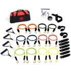   Resistance Bands System with 12 D.G.S. anti snap exercise tubes, Heav