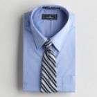 Dockers Boys Husky Shirt & Tie Set