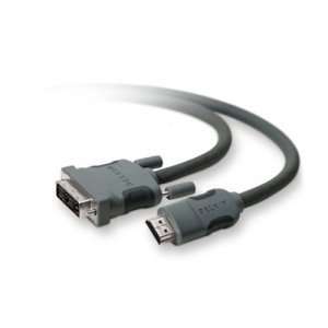  Belkin HDMI to DVI Cable. 10FT HDMI TO DVI DISPLAY CABLE HDMI M/DVI 
