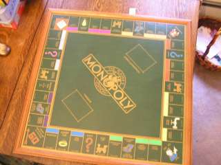 1994 Franklin Mint MONOPOLY Players Edition Hardwood Framed Gameboard 