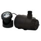 Pond Boss Fountain Pump With Auto Shut Off And Led Light 300 400 Gph