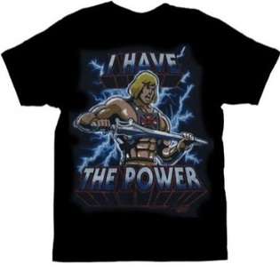 Changes Electric I Have the Power He Man T Shirt (Large, Black) at 