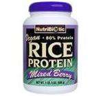 Nutribiotic Rice Protein, Mixed Berry 21 oz. Powder