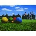   Junior Bocce Ball SET Outdoor Accuracy Game Family Kids Wooden Balls