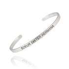  Sterling Silver Soeur, Sister, Hermana Bangle