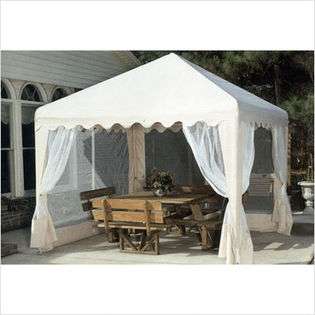 King Canopy 10 x 10 Garden Party Canopy (Set of 6)   Color Almond 