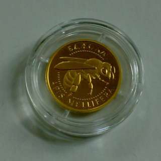 Ukraine 2010 New Gold coin BEE, APIS MELLIFERA, Fauna  