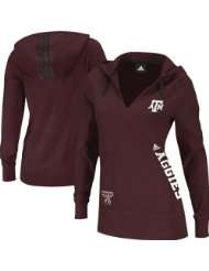 ncaa adidas texas a m aggies ladies campus intersect hooded long 