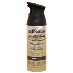   Advance Formula Spray Paint, Flat Black, 12 Ounce