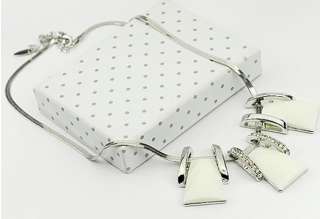 free ship New fashion white agate necklace X0253  