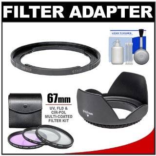   Camera (67mm) with 3 UV/FLD/CPL Filter Set + Hood + Cleaning Kit