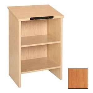  Dictionary Stand   23 3/8W X 16D X 35 1/8H Oiled Cherry 