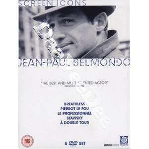 Jean Paul Belmondo Collection NEW PAL Cult 5 DVD Set  