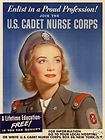 WWII Poster   Join The U.S. Cadet Nurse Corps 8x10Photo