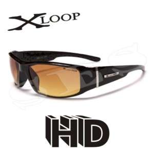 XLOOP Sunglasses Mens Casual HD Vision Lens Black Matte  