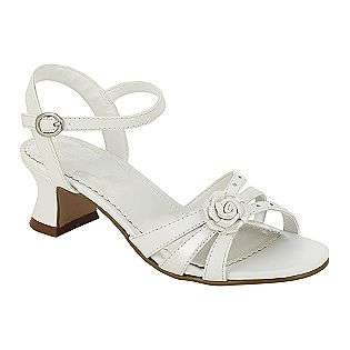   Carlie3 Open Toe Dress Shoe   White  Expressions Shoes Kids Girls
