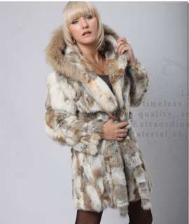   Hot Jacket Fashion Outerwear Real Fur S M L XL XXL XXXL New  