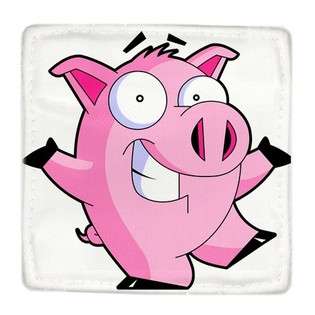 Carsons Collectibles Cushion Case (Two Sides) of Pig Cartoon (Flying 