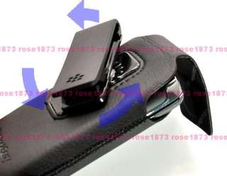 NEW Leather Case Swivel Holster Belt Clip for BlackBerry Torch 9800 