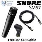 shure sm57 mic instrument microphone sm 57 w clip free