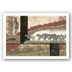 Serengeti Zebras Poster Print 