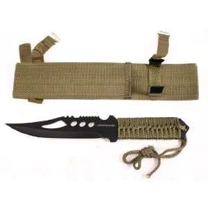 HK130 10 3/4 Commando Stlye Knife w/Sheath   NEW  Sports 