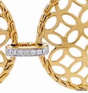 New $2500 JOHN HARDY 18K Gold Diamond Bracelet  