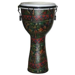   Rainforest Djembe w/ 12 Synthetic Head Musical Instruments