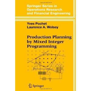  Production Planning by Mixed Integer Programming (Springer 