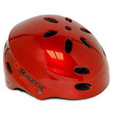 Razor V17 Youth Helmet   Lucid Red   USA Helmet   