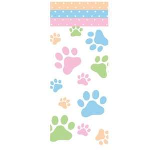  Dog Paws Plastic Tablecover 