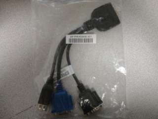   Class 409496 001 USB CAT5 KVM Blade Dongle Cable Bundle NEW  