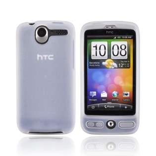  FROST WHITE For HTC Desire Silicone Case Rubber Cover 