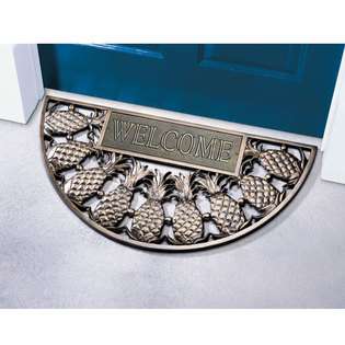   Products Whitehall Welcome Pineapple Mat   French Bronze 