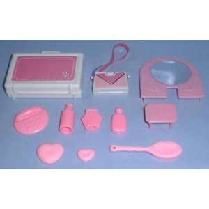  Fashion Doll, Barbie Size PINK Accessories   Mixed Travel 