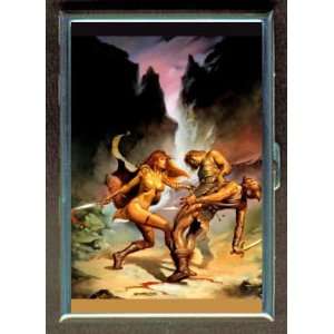 BORIS VALLEJO RED SONJA SEXY ID Holder, Cigarette Case or Wallet MADE 