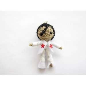  Elvis Voodoo String Doll Keychain 